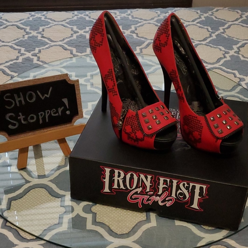 Iron Fist Ruff Rider Platform High heels